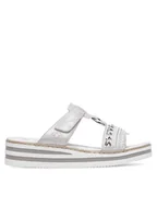 Klapki i japonki damskie - Rieker Klapki V02M6-40 Szary - miniaturka - grafika 1