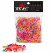 Akcesoria jeździeckie - START Gumki do grzywy silikonowe 500 sztuk - woreczek - miniaturka - grafika 1