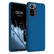 Etui i futerały do telefonów - Silicone Case elastyczne silikonowe etui pokrowiec Xiaomi Redmi Note 10 Pro ciemnoniebieski - miniaturka - grafika 1