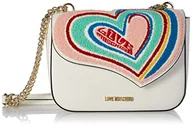 Torebki damskie - Love Moschino Damska torba na ramię Borsa A Spalla, rozmiar uniwersalny, biały - jeden rozmiar - miniaturka - grafika 1