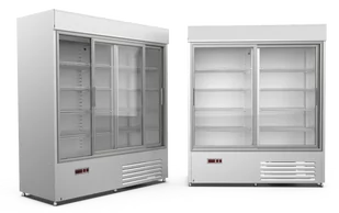 Szafa chłodnicza przeszklona CEBEA WESTA SCh-1-2/1400 - Szafy i witryny chłodnicze - miniaturka - grafika 1