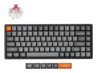 Klawiatury - Keychron K2 Max USB + RF Wireless + Bluetooth QWERTZ Niemiecki Czarny, Szary K2M-J1-DE - miniaturka - grafika 1
