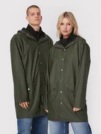 Kurtki damskie - Rains Kurtka przeciwdeszczowa Unisex 12020 Zielony Regular Fit - miniaturka - grafika 1