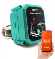 Inne akcesoria do nawadniania - Automatyczny Zawór Kulowy Sterownik Przepływu Wody Rura DN15 Tuya Zigbee - miniaturka - grafika 1
