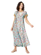 Sukienki - Aller Simplement Sukienka w kolorze turkusowo-czerwonym - miniaturka - grafika 1