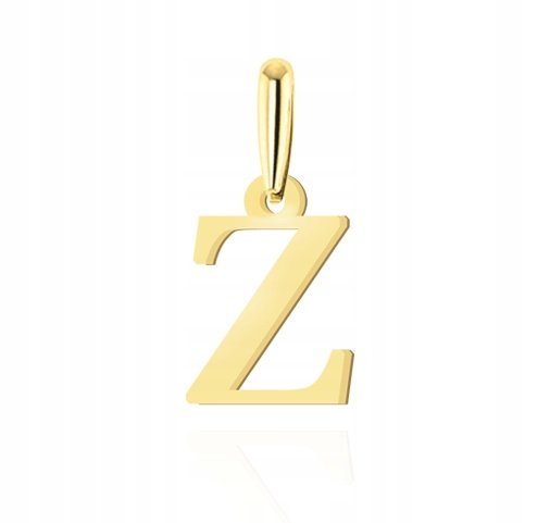 ZŁOTA ZAWIESZKA LITERKA Z 585