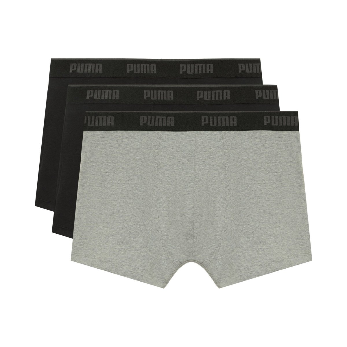 Bokserki męskie Puma BOXERS 3-PACK szare 94713001 r XXL