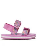 Buty dla dziewczynek - Roxy Sandały AROL100020 Różowy - miniaturka - grafika 1