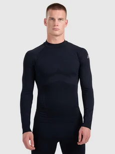 Bielizna męska termoaktywna bezszwowa (góra) 4F 4FWAW25USEAM224-20S Czarny XXL/3XL - Pozostała odzież narciarska - miniaturka - grafika 1