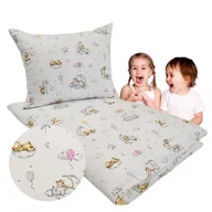 Pościel dla dzieci - Komplet Pościeli Dziecięcej 100x160 + 50x60 Miśki Na Księżycu 100% Bawełna Polski Producent - miniaturka - grafika 1