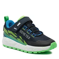 Buty dla chłopców - Sneakersy Primigi GORE-TEX 5928522 S Navy-Fluo Green - miniaturka - grafika 1