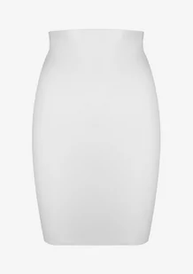 Półhalka damska gładka dopasowana w kolorze ohh white Nessa Poupee Marilyn - POUPEE - Bielizna nocna - miniaturka - grafika 1