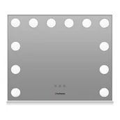 Lusterka do makijażu - Humanas Lusterko kosmetyczne HUMANAS HS-HM02 Biały - miniaturka - grafika 1