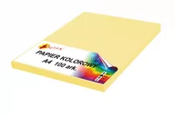Szkolne artykuły papiernicze - Papier kolorowy A4 80g żółty pastelowy2 100 arkuszy - miniaturka - grafika 1