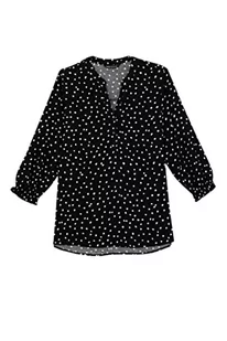 DeFacto Damska koszulka, czarny, 3XL - Koszulki i topy damskie - miniaturka - grafika 1
