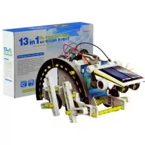 LEANToys Zestaw Kreatywny Roboty Solarne Robot 13 w 1 DIY 2420 - Roboty dla dzieci - miniaturka - grafika 1