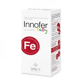 SMART PHARMA Innofer baby zawiesina 50 ml |  OD 149 PLN! - Witaminy i minerały - miniaturka - grafika 2