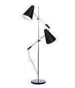 Lampy stojące - Azzardo lampa podłogowa Kaja 2xE14 czarna AZ1082 - miniaturka - grafika 1