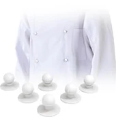 Akcesoria BHP - GUZIK LHOLLMAN LH-BUTTON; BIAŁY - miniaturka - grafika 1