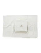 Koce i narzuty dla dzieci - Poofi Kocyk merino Malmo kremowy - miniaturka - grafika 1