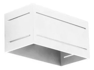 Lampex Kinkiet Quado PRO PLUS B, biały, 10x10 cm - Lampy ścienne - miniaturka - grafika 1
