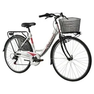 Rowery - Rower miejski ESPERIA Scirocco Toscana 6S 26 cali damski Biało-czerwony - miniaturka - grafika 1