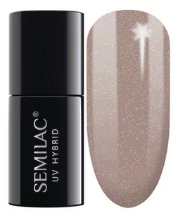 Semilac SEMILAC 327 WARM CINNAMON SHIMMER Lakier hybrydowy 7ml - Lakiery hybrydowe - miniaturka - grafika 1