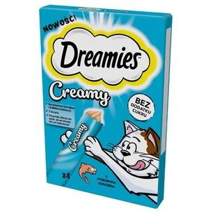 DREAMIES Creamy Przysmak dla kota z łososiem 40g - Przysmaki dla kotów - miniaturka - grafika 1