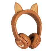 Słuchawki - BuddyPhones Play Ears Plus fox (brązowe) - miniaturka - grafika 1