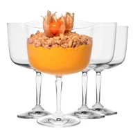 Inne naczynia kuchenne - Pucharki Czarki do Lodów Deserów na Nóżce Duże Roma Komplet 4 szt Zestaw - miniaturka - grafika 1