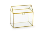 Wesele i ślub - Party Deco Szklane pudełko na koperty z życzeniami, prezentami - 1 szt. PUDTM9-019ME - miniaturka - grafika 1