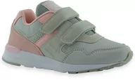 Buty dla dziewczynek - Dziecięce buty sportowe dla dziewczynki American Club RL97/23 Szare - miniaturka - grafika 1