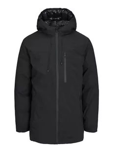 Bestseller A/S Męska kurtka parka Jcopayne, czarny, M - Kurtki męskie - miniaturka - grafika 1
