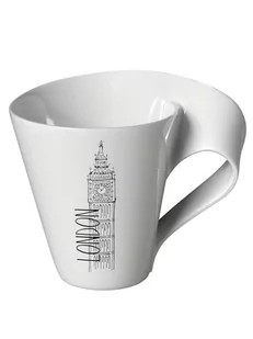 Villeroy & Boch Kubek "Modern Cities - London" w kolorze białym do kawy - 300 ml - Szklanki - miniaturka - grafika 1