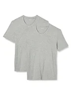 Koszulki męskie - MUSTANG T-shirt męski (2 sztuki), Mid Grey Mélange 4140, 4XL - miniaturka - grafika 1