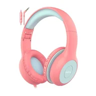 Słuchawki - EarFun Kids K1 (fioletowo-różowe) - miniaturka - grafika 1