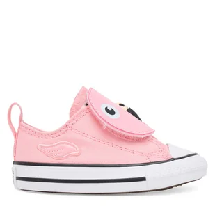 Trampki Converse Chuck Taylor All Star One Strap A11789C Różowy - Buty dla dziewczynek - miniaturka - grafika 1