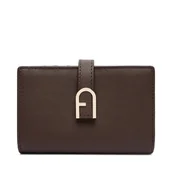 Portfele - Duży Portfel Damski Furla Flow S Compact Wallet WP00401 BX2045 CN 4284S 1007 Brązowy - miniaturka - grafika 1