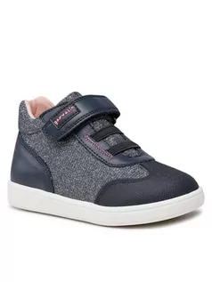 Buty dla dziewczynek - Garvalin Sneakersy 211362 S Granatowy - grafika 1