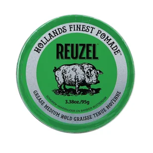 REUZEL GREEN POMADE GREASE MEDIUM HOLD Woskowa pomada do włosów o średnim utrwaleniu 95 g - Pomada do włosów REUZEL GREEN POMADE GREASE MEDIUM HOLD Woskowa pomada do włosów o średnim utrwaleniu 95 g - Pomada do włosów - miniaturka - grafika 1