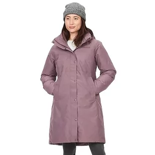 Marmot Kobiety Wm's Chelsea Coat, Lekka kurtka puchowa, sprężystość puchu 700 FP, ciepła parka, stylowy płaszcz zimowy, wodoodporny, wiatroszczelny, Hazy Purple, S - Płaszcze damskie - miniaturka - grafika 1