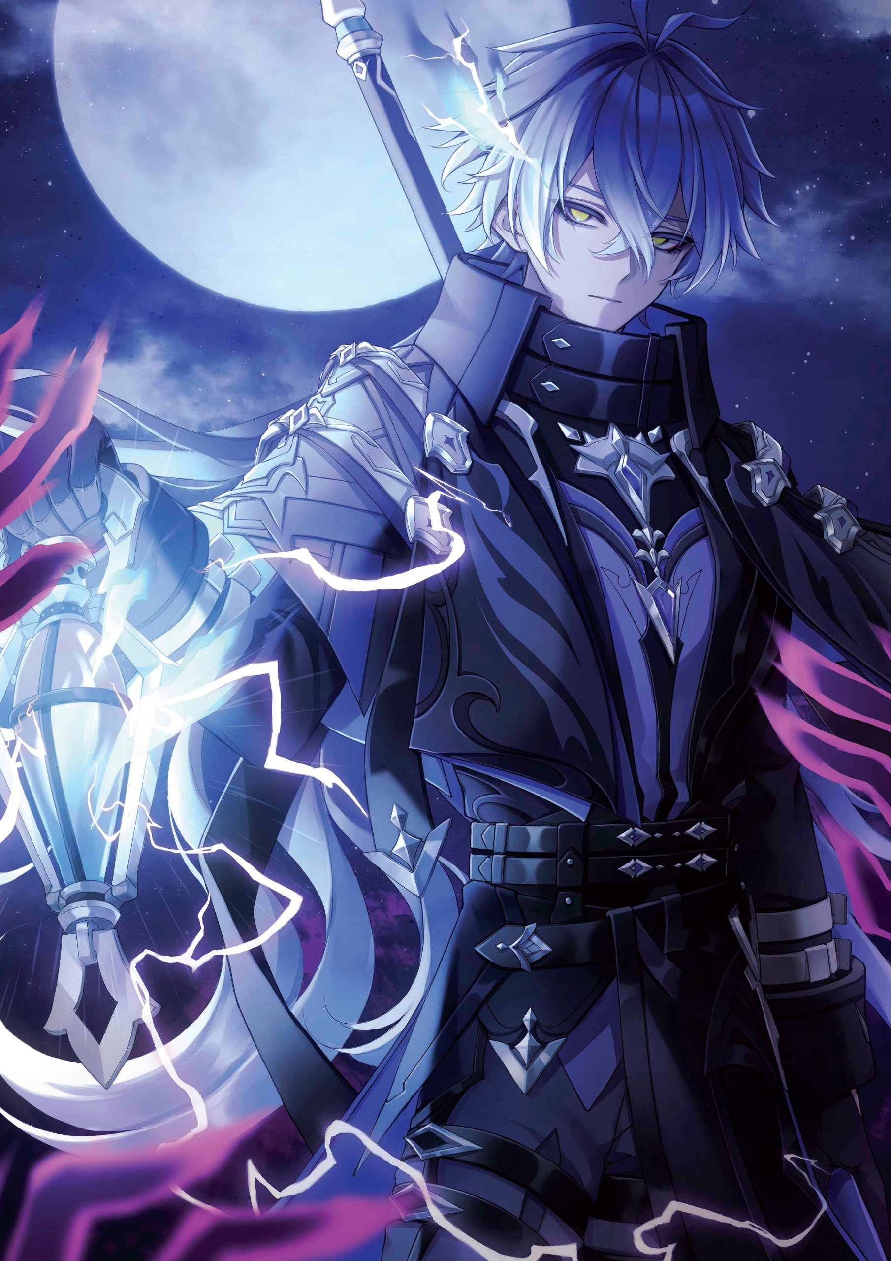 Plakat A3 Genshin Impact Anime Gra Flins