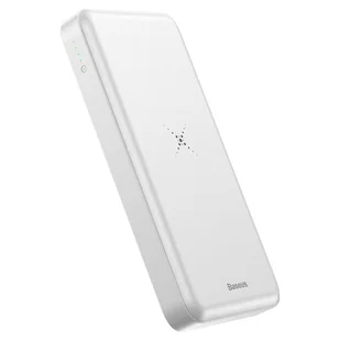 Baseus M36 Wireless Charger power bank 10000 mAh bezprzewodowa ładowarka Qi biały (PPALL-M3602) - Ładowarki do telefonów - miniaturka - grafika 5