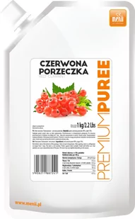 Puree Czerwona Porzeczka premium Menii 1 kg - Koncentraty warzywne, przeciery - miniaturka - grafika 1