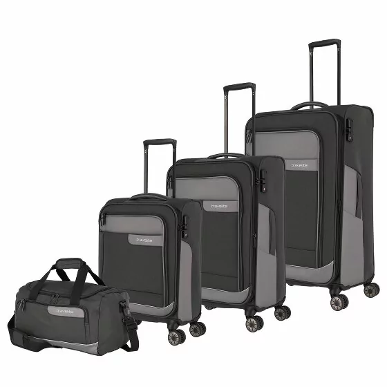 Travelite VIIA Zestaw bagażowy na 4 kółkach 4szt. schiefer