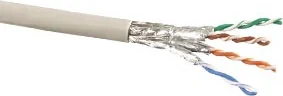 Kabel sieciowy S/CONN do maksymalnej łączności Kabel instalacyjny LAN, kat. 6, S/FTP, PIMF, bezhalogenowy, 50,0 m (75900-50HS) - Kable miedziane - miniaturka - grafika 1
