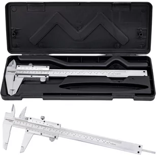 Suwmiarka 150mm 6" noniuszowa 0,02 analogowa metalowa FALON-TECH - Suwmiarki i mikrometry - miniaturka - grafika 1