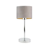 Lampy stojące - Skandynawska lampa stołowa do salonu NICEA VELUR - miniaturka - grafika 1