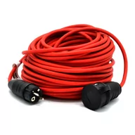 Listwy zasilające - Kabel przedłużający Bremaxx IP44 czerwony 25m - miniaturka - grafika 1