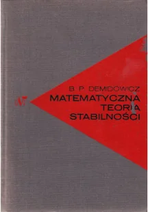 Matematyczna teoria stabilności - Matematyka - miniaturka - grafika 1